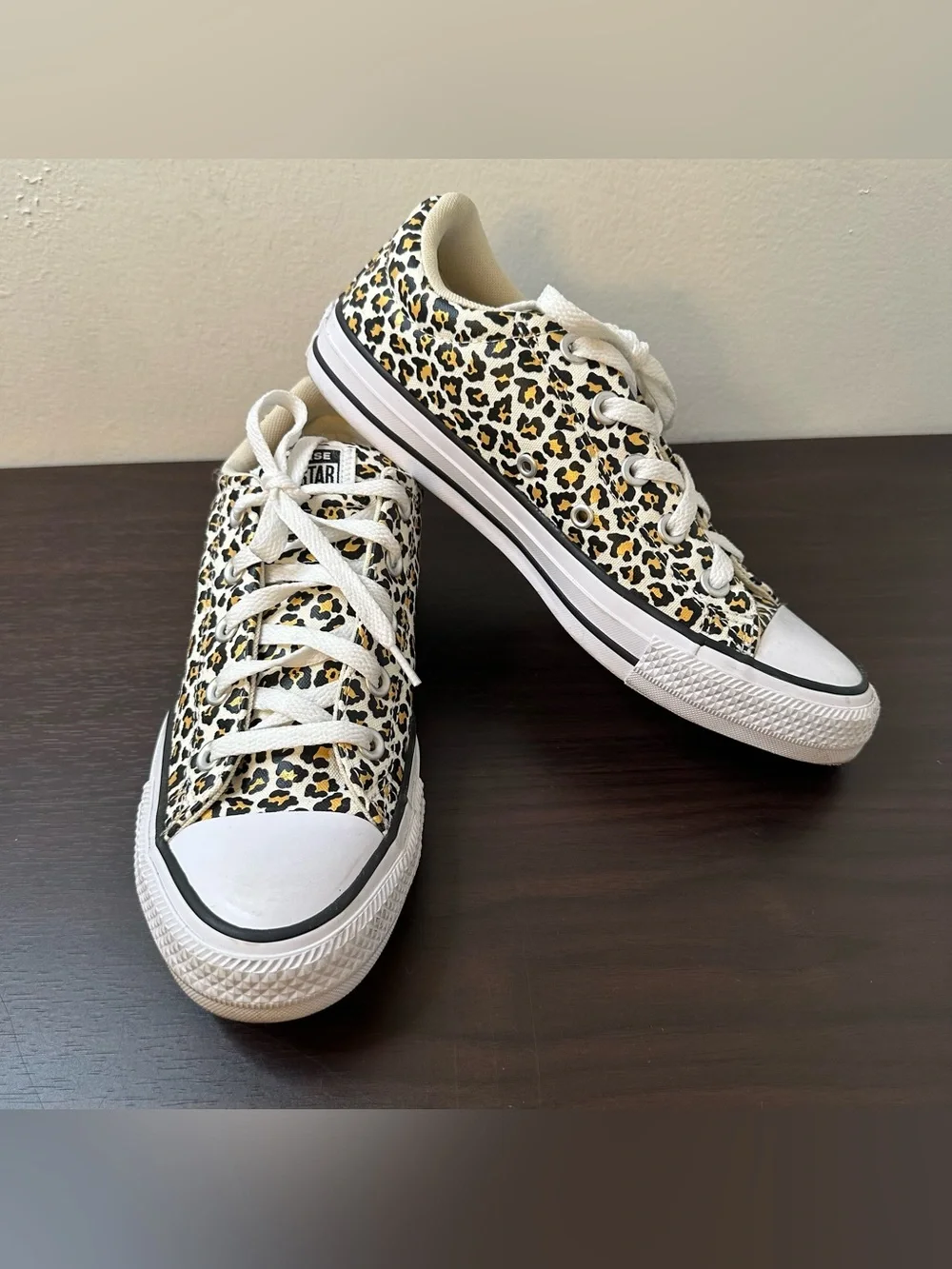 Converse All Star Street Low Top Leopard Print Lace-Up Sneakers US 8 EU 39 - Picture 16 of 16